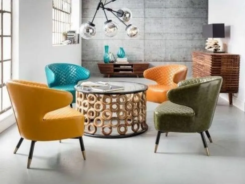 Poltrona Cocktail in ecopelle di Kare Design