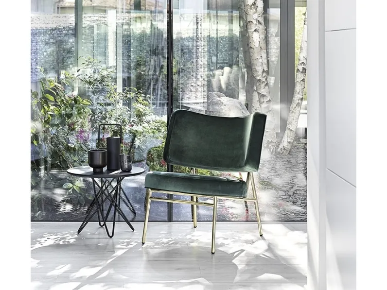 Poltroncina in tessuto Coco di Calligaris