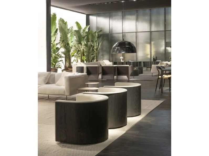 Poltroncina Confident Wood di Living Divani