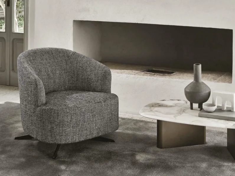 Poltroncina girevole Copine di Porada