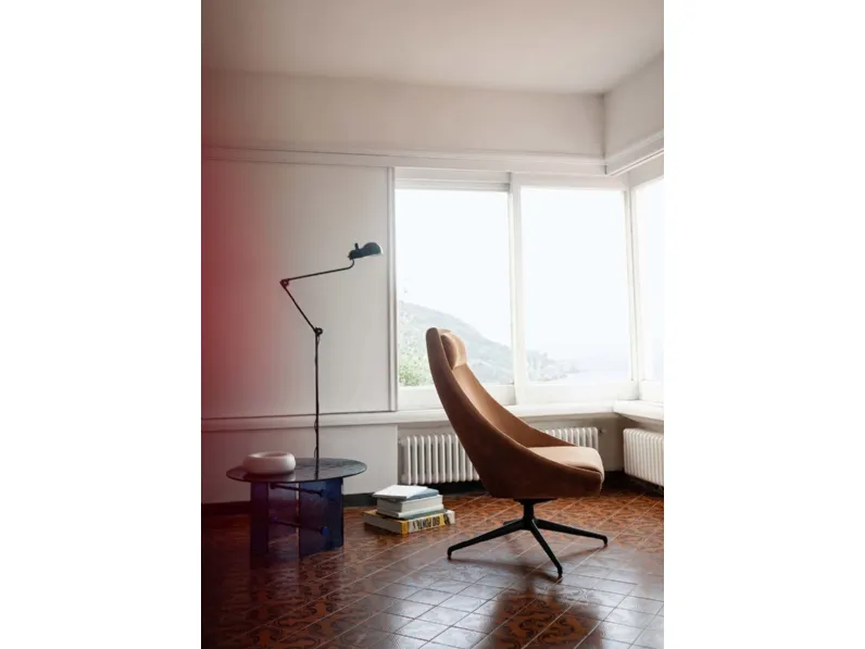 Poltrona Cut in pelle di Potocco