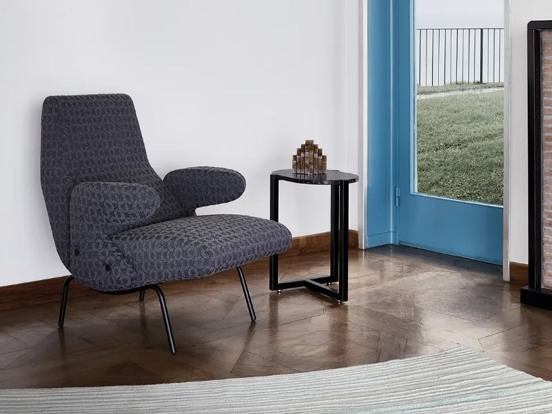 Poltrona in tessuto Delfino di Arflex