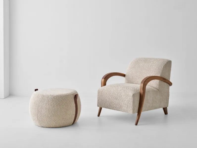 Poltrona in tessuto Domino di Modesign