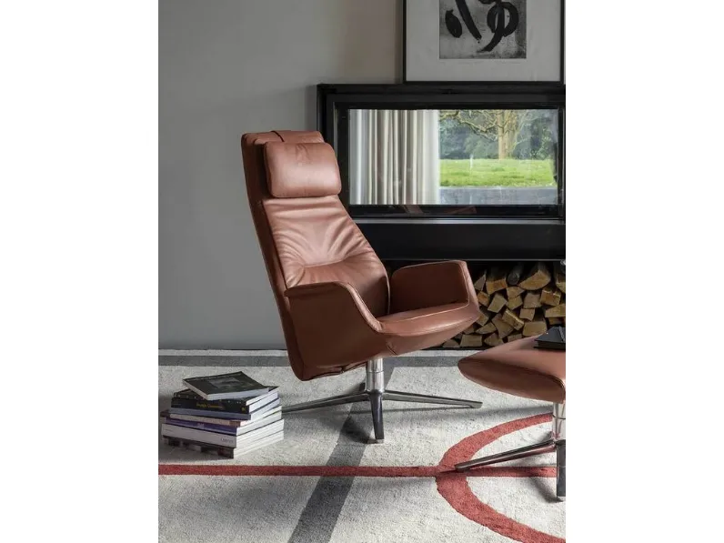 Poltrona Downtown Lounge di Poltrona Frau