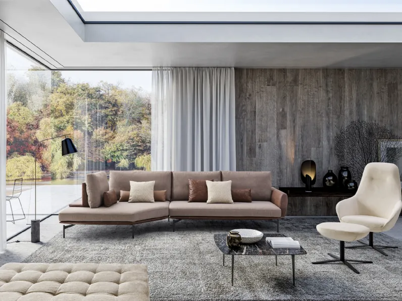 Poltrona Enya con base girevole di Confort Line