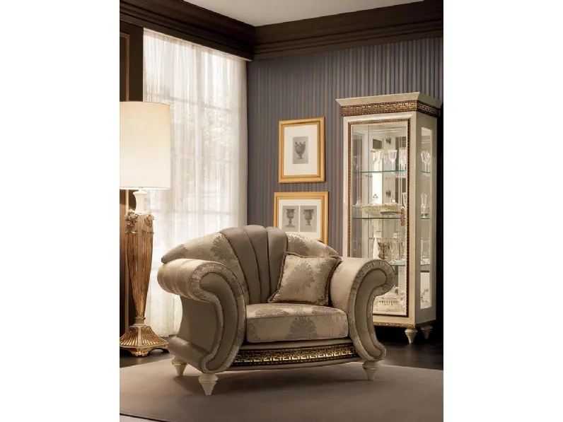 Poltrona Fantasia in tessuto imbottito di Arredoclassic