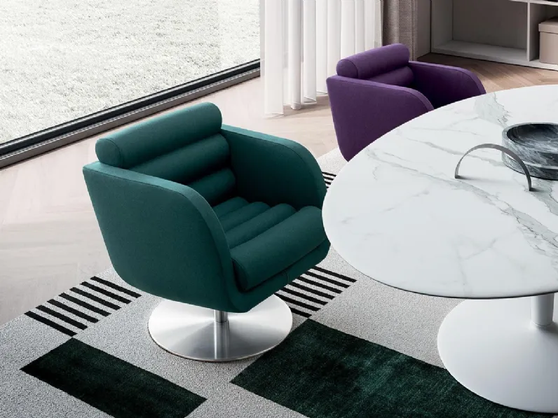 Poltroncina imbottita Tubes di Felis