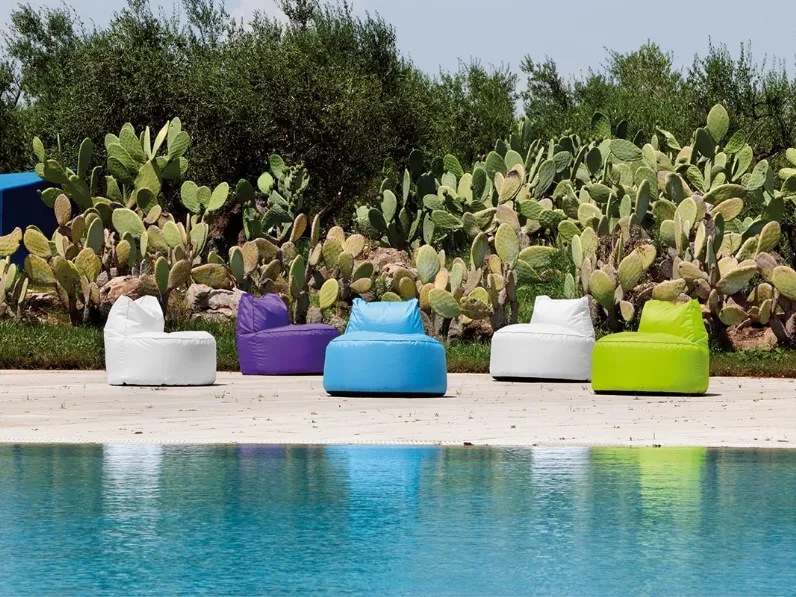 Poltroncina in tessuto Frog di Delta Salotti