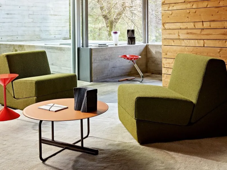 Poltrona trasformabile Galeotta di Zanotta