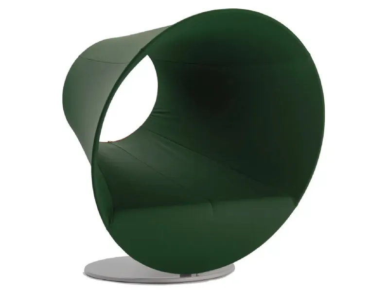 Poltrona di design in tessuto Gea di Campeggi