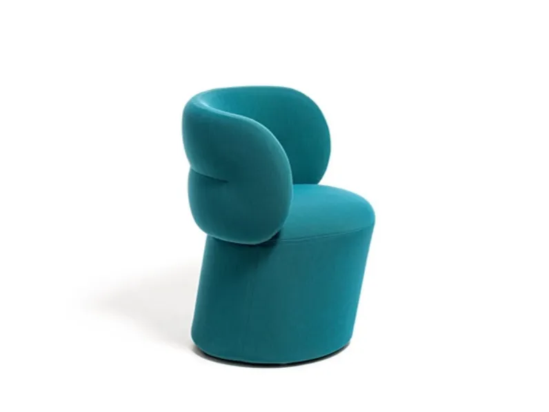 Poltroncina in tessuto Getlucky di Moroso