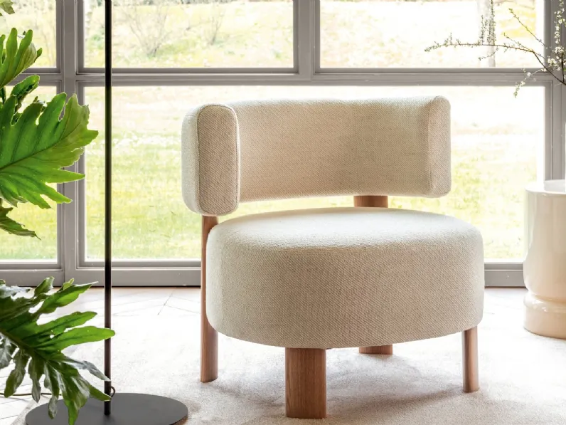 Poltroncina imbottita Glen di Calligaris
