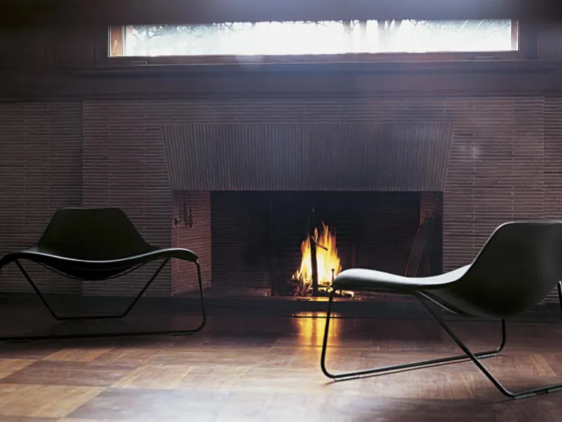 Poltrona di design Glide di Tacchini