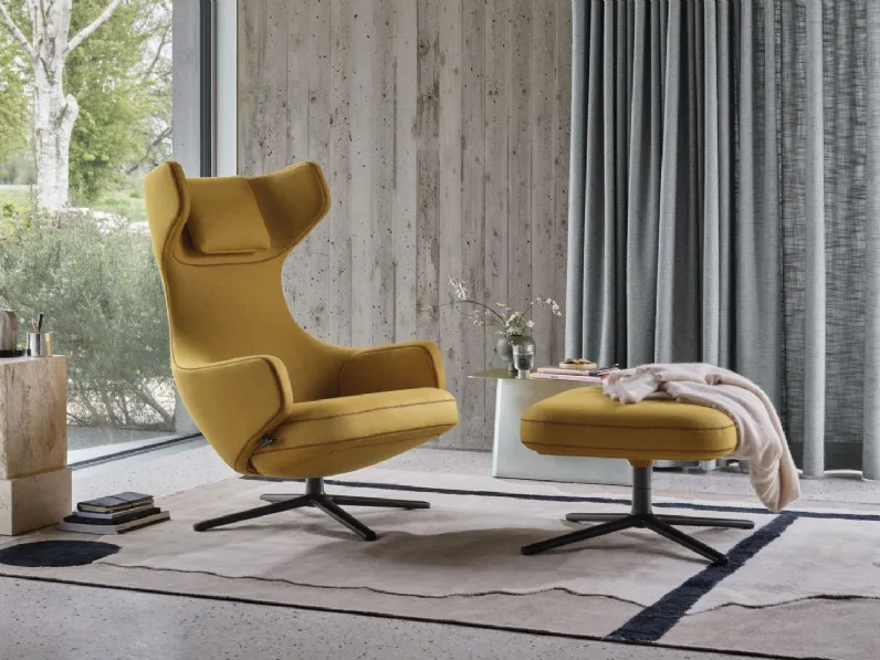 Poltrona Grand Repos & Ottoman di Vitra