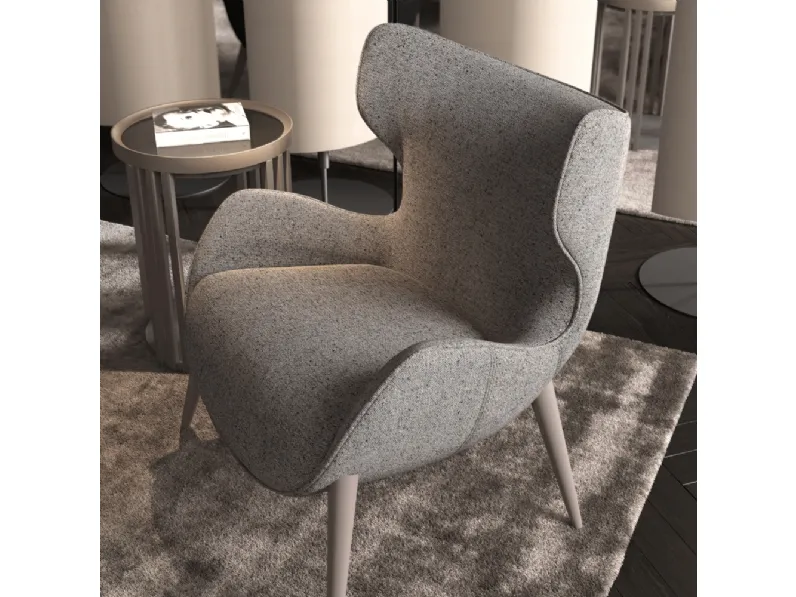 Poltrona Habanita in tessuto di Ghezzani