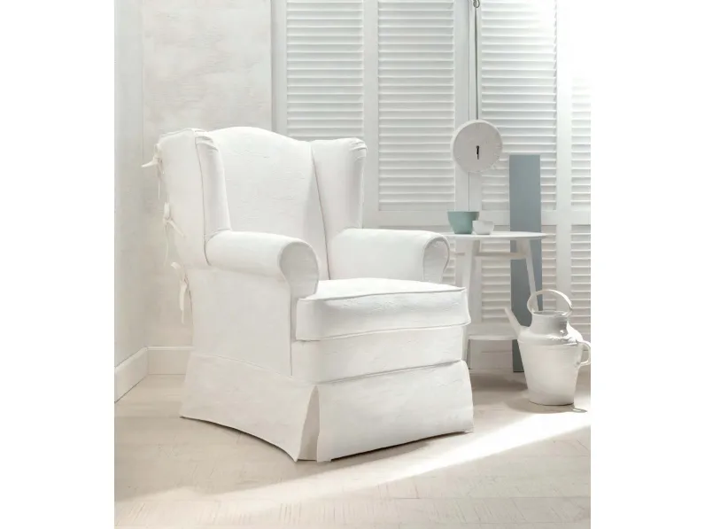 Poltrona classica Happy di TreCi Salotti