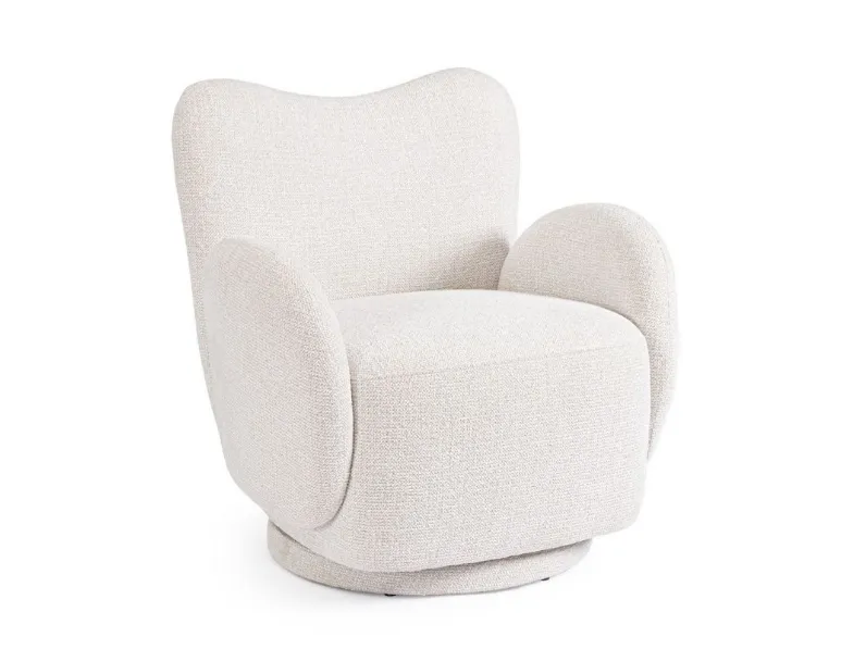 Poltrona girevole Harper di Bizzotto