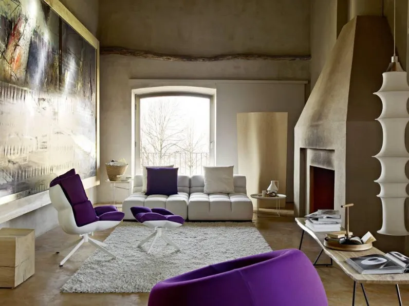 Poltroncina con scocca in plastica Husk di B&B ItaliaHusk di B&B Italia