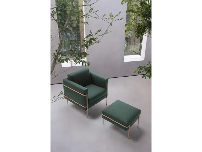 Poltrona in tessuto Icon di Felis