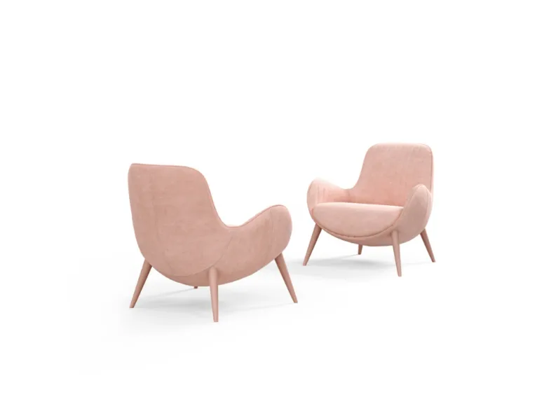 Poltrona in tessuto Jamaica di Ghezzani