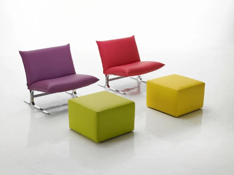 Poltroncina di design Joyce in ecopelle di Astor poltrone e divani