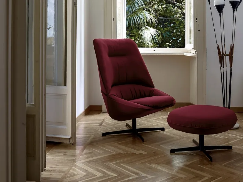 Poltrona in tessuto Ladle Medium version di Arflex