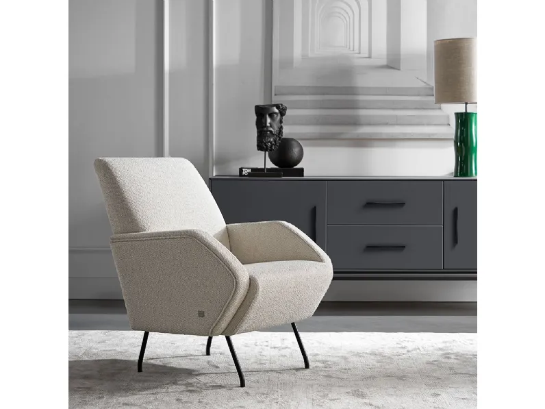 Poltrona in tessuto Lena Dedar di Tosconova