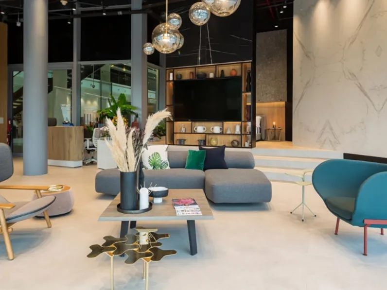 Poltrona in tessuto Lilo Wing di Moroso