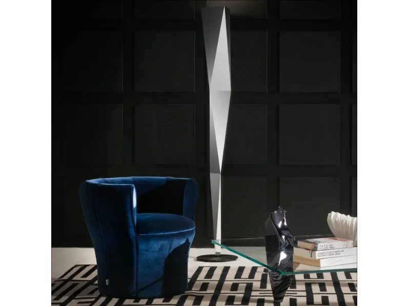 Poltroncina in velluto Lisa di Driade