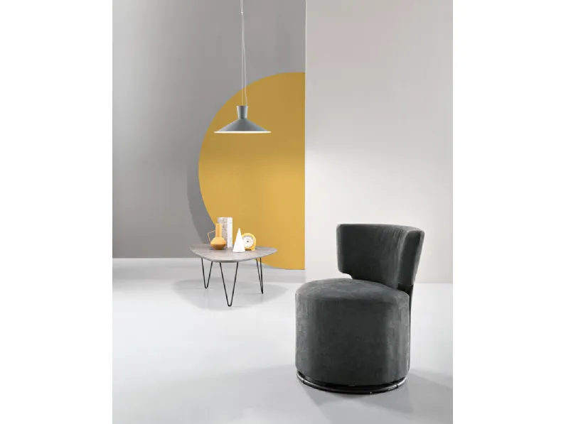 Poltroncina Lorena in tessuto di Ikone Casa