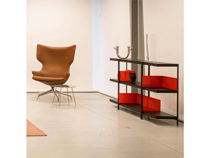 Poltrona in pelle Lou Speak di Driade