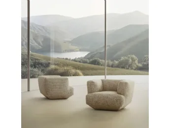 Poltrona imbottita Loungescape Flexform