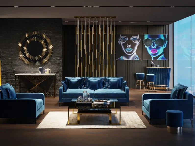 Poltrona Lullaby color Petrolio di Kare Design