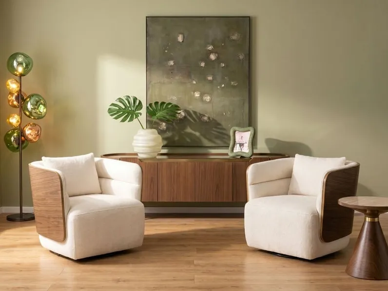 Poltroncina girevole Marc di Kare Design