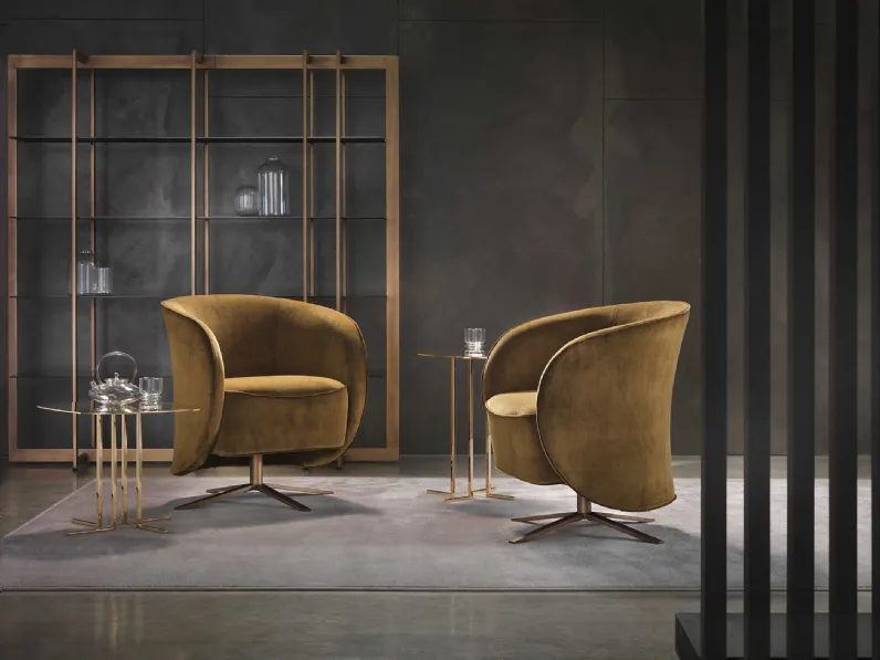 Poltroncine in velluto Well di Marelli