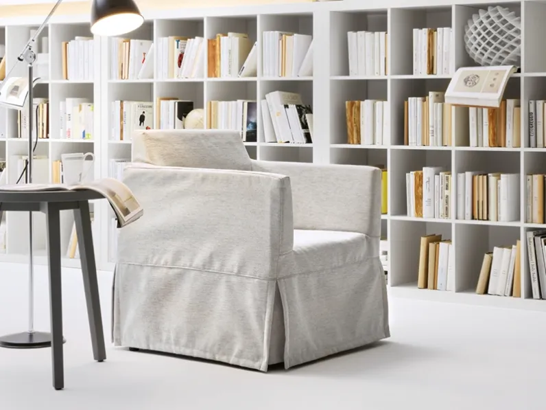 Poltrona letto in tessuto Minnie di Rigosalotti