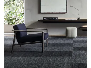 Poltrona in tessuto Gillis, design Molteni & C.