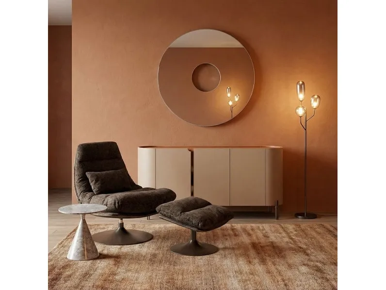 Poltrona in tessuto Montreal di Kare Design