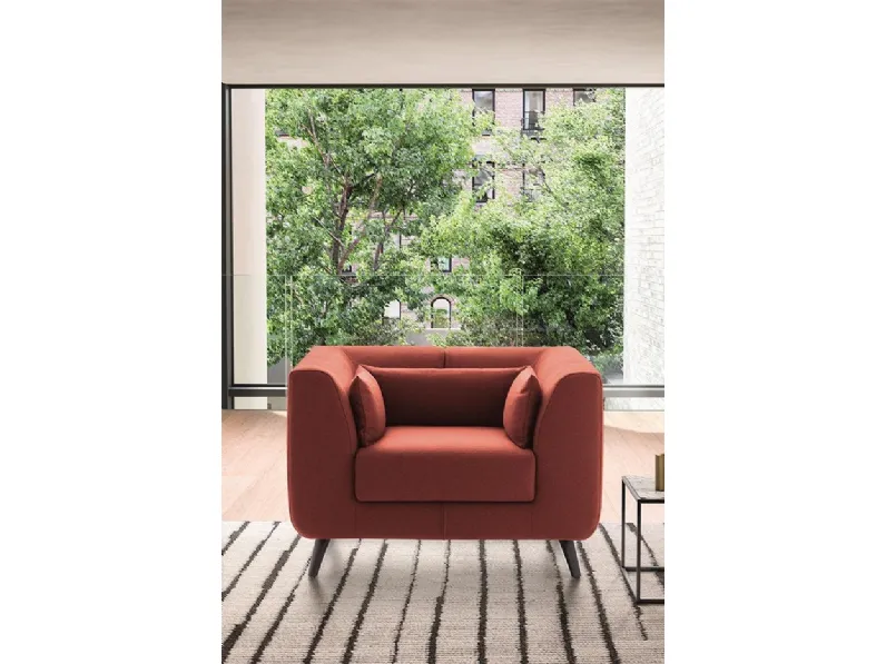 Poltrona Nemo in tessuto di Felis