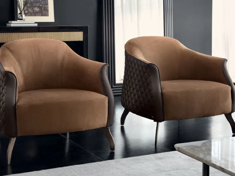 Poltrona imbottita Olimpia di Daytona Home