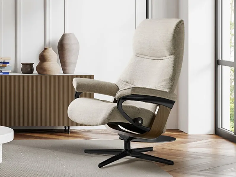 Poltrona in tessuto Philip di Stressless