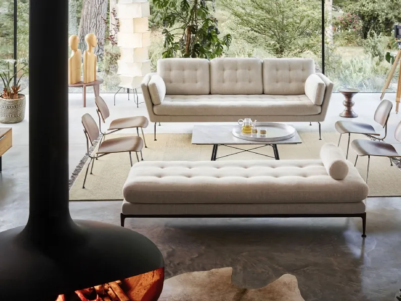 Poltroncina in legno e metallo Plywood Group LCM di Vitra