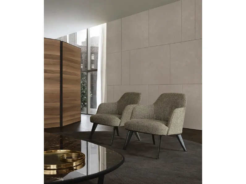 Poltroncina in tessuto Jane di Poliform