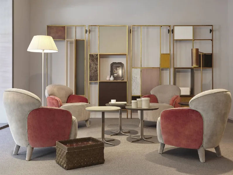 Poltroncina in tessuto Polpetta di Estel