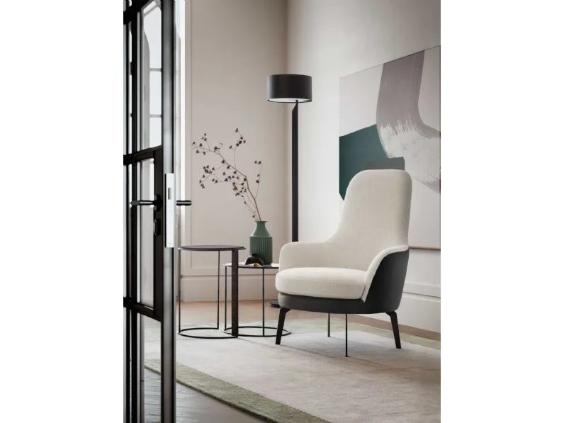 Poltrona in tessuto imbottito Queen di Le Comfort