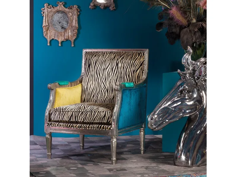 Poltrona di design Regency Zebra di Kare Design