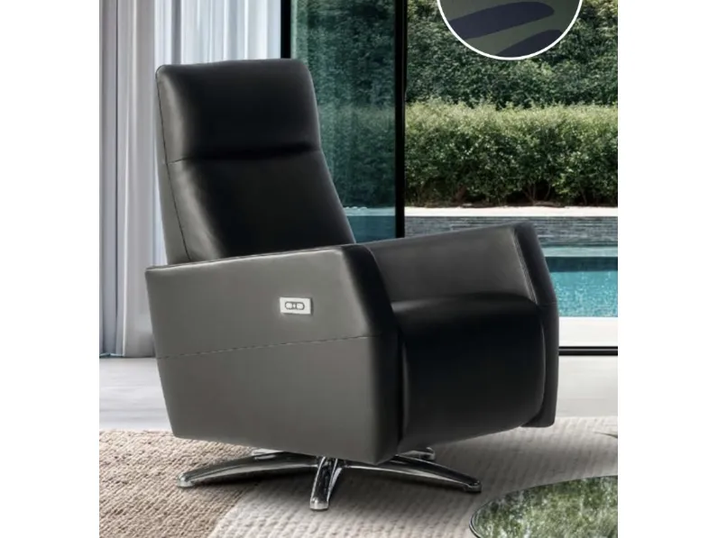 Poltrona relax Aurora Swivel di Spaziorelax
