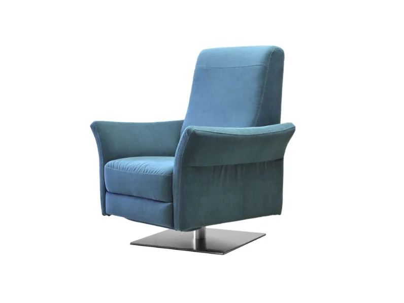 Poltrona relax Goldman in tessuto di Polyformitalia 