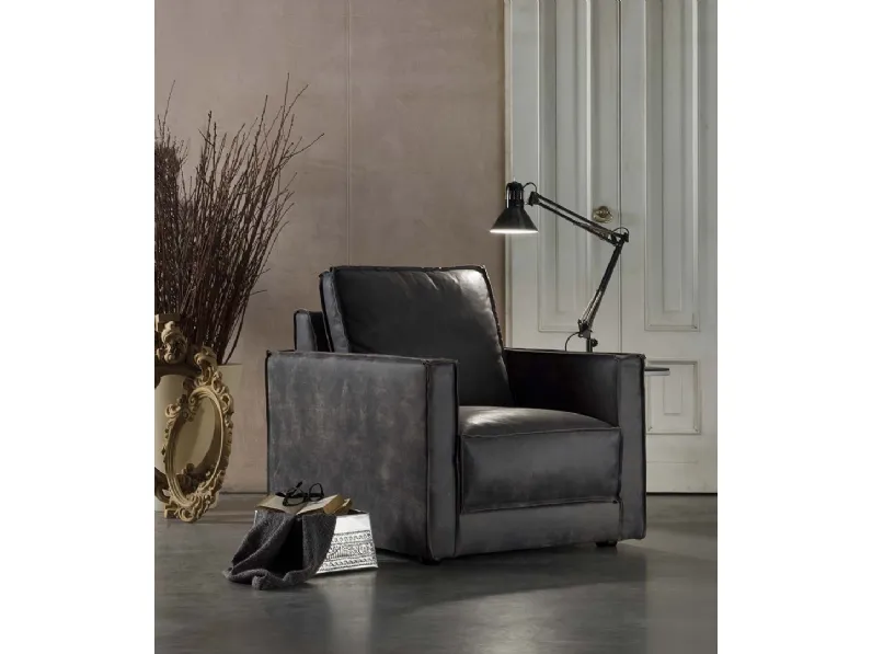 Poltrona in pelle Rexina di Flexstyle