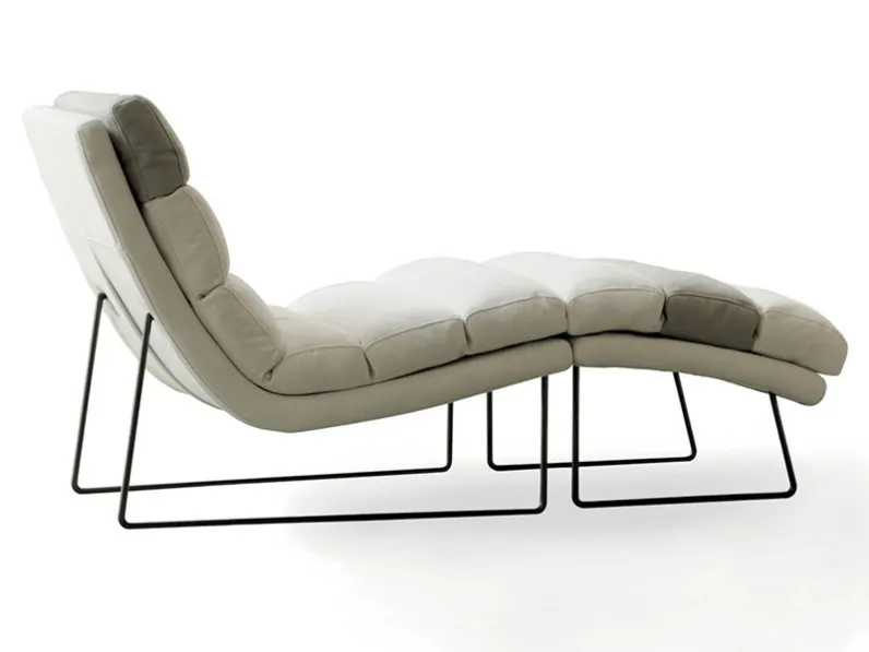 Poltrona in pelle Mollis di Rigosalotti